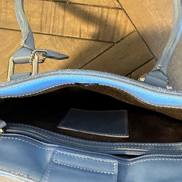 Authentic coach purse, light blue - Picture 5 of 8